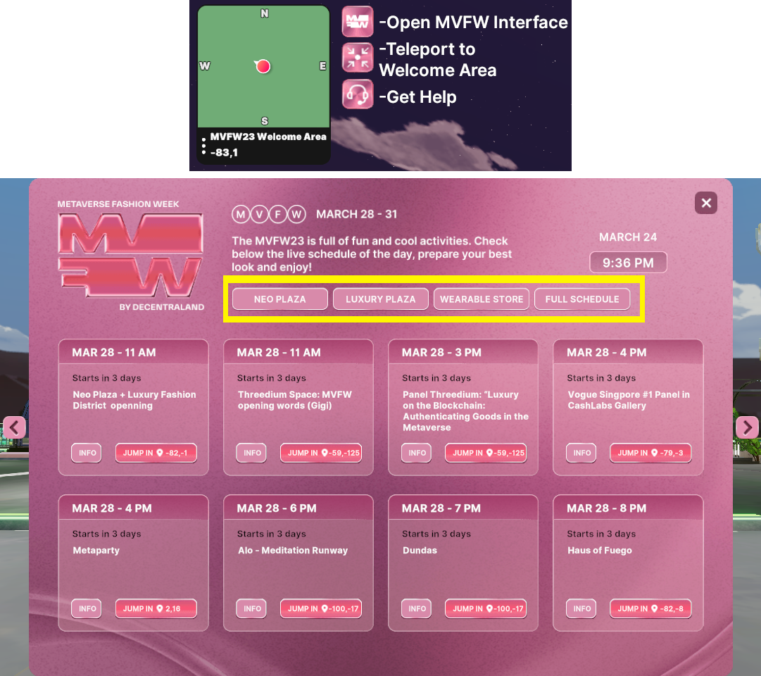 Fashion Week Portable Experience